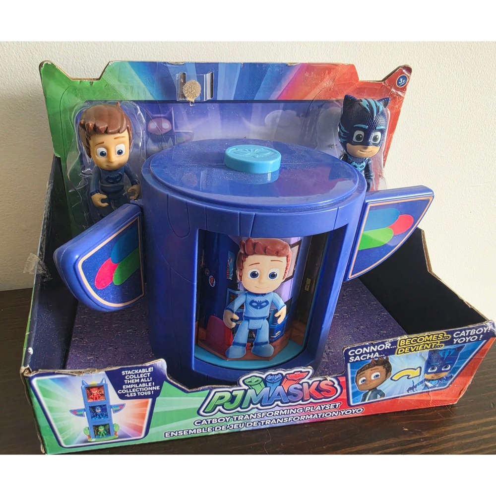 PJ Masks Catboy Transforming Playset Connor to Catboy Just Play New in Box